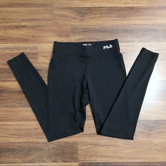 Fila Pants - Fila Sport Black Workout Leggings Pants Size XL